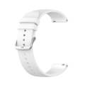 For Samsung Galaxy Watch 5 44mm 20mm Round Tail Silicone Watch Band(White)