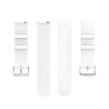 For Samsung Galaxy Watch 5 44mm 20mm Round Tail Silicone Watch Band(White)