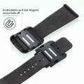 Black Square Buckle Microfiber Leather Watch Band For Apple Watch Series 9&8&7 41mm / SE 3&SE 2&6...
