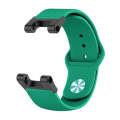 For Amazfit T-Rex / T-Rex Pro / Ares Silicone Reverse Buckle Watch Band(Army Green)
