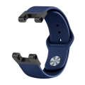 For Amazfit T-Rex / T-Rex Pro / Ares Silicone Reverse Buckle Watch Band(Midnight Blue)