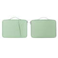 For 9.7-11 inch Laptop Portable Nylon Twill Texture Bag(Green)