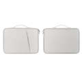 For 12.9-13 inch Laptop Portable Nylon Twill Texture Bag(White)