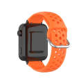 For Xiaomi Watch / Huawei Honor S1 18mm Solid Color Sport Watch Band(Orange)