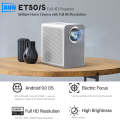 AUN ET50 4 inch 180 Lumens 1920x1080P Smart LED Mini Projector, Plug Type:US Plug(White)