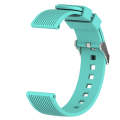 For Samsung Galaxy Watch5 40mm/44mm / Watch5 Pro 20mm Vertical Grain Silicone Watch Band(Mint Green)
