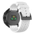 For Suunto 9 Lightning Silicone Watch Band(White)