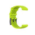 For Suunto 9 Breathable Silicone Watch Band, Exclude the Subject(Green)