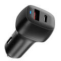 ACC-578 33W USB-C/Type-C+USB Fast Charge Car Charger(Black)