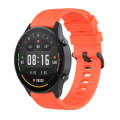 For Xiaomi Watch Color 22mm Quick Release Clasp Silicone Wrist Strap Watchband(Red Orange)