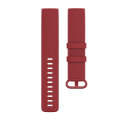 Color Buckle TPU Wrist Strap Watch Band for Fitbit Charge 4 / Charge 3 / Charge 3 SE, Size: S(Red)