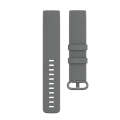 Color Buckle TPU Wrist Strap Watch Band for Fitbit Charge 4 / Charge 3 / Charge 3 SE, Size: S(Gray)