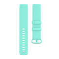 Color Buckle TPU Wrist Strap Watch Band for Fitbit Charge 4 / Charge 3 / Charge 3 SE, Size: L(Green)