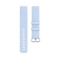 18mm Silver Color Buckle TPU Wrist Strap Watch Band for Fitbit Charge 4 / Charge 3 / Charge 3 SE,...