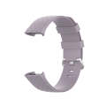 18mm Silver Color Buckle TPU Wrist Strap Watch Band for Fitbit Charge 4 / Charge 3 / Charge 3 SE,...