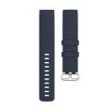 18mm Silver Color Buckle TPU Wrist Strap Watch Band for Fitbit Charge 4 / Charge 3 / Charge 3 SE,...