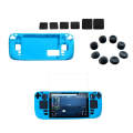 For Steam Deck Shockproof Silicone Game Console Protective Case(Blue)