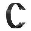 For Honor Band 7 Milan Magnetic Metal Watch Band(Black)