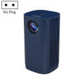 T1 480x360 800 Lumens Portable Mini LED Projector, Specification:EU Plug(Blue)