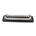 CP-3023-02 150A 12-48V RV Yacht Double-row 12-way Busbar(Black)