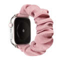 For Apple Watch Series 7 41mm / 6 & SE & 5 & 4 40mm / 3 & 2 & 1 38mm Cloth + Stainless Steel Hair...