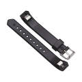 For Fitbit Alta Silicone  Watch Band with Buckle(Black)