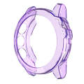 For Garmin Fenix 5X TPU Translucent Watch Case(Purple)