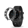 For Garmin Forerunner 245 TPU Translucent Watch Case(Black)