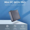 GK3V Pro Windows 11 Pro Mini PC, Intel Celeron N5105 CPU, Memory:8GB+128GB(US Plug)