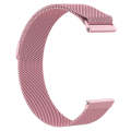 For Fitbit Versa Milanese  Watch Band, Size:S(Rose Pink)