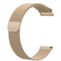 For Fitbit Versa Milanese  Watch Band, Size:S(Champagne Gold)