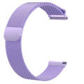 For Fitbit Versa Milanese  Watch Band, Size:S(Purple)