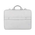ST11 Polyester Thickened Laptop Bag, Size:14.1-15.4 inch(Silver Gray)