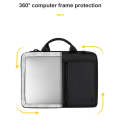 ST11 Polyester Thickened Laptop Bag, Size:14.1-15.4 inch(Black)