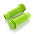 AG100 1 Pair Rubber Kids Bicycle Grips(Green)