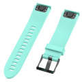 For Garmin Fenix 5S (20mm) Silicone Watch Band(Mint Green)