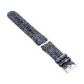 For Garmin Fenix 5X (26mm) / Fenix3 / Fenix3 HR Silicone Watch Band(Black Ginkgo)