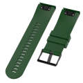 For Garmin Fenix 5X (26mm) Fenix3 / Fenix3 HR Silicone Watch Band(Army Green)