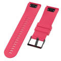 For Garmin Fenix 5X (26mm) Fenix3 / Fenix3 HR Silicone Watch Band(Rose Red)