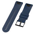 For Garmin Fenix 5X (26mm) Fenix3 / Fenix3 HR Silicone Watch Band(Dark Blue)