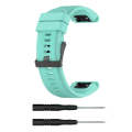 For Garmin Fenix 5X (26mm) Fenix3 / Fenix3 HR Silicone Watch Band(Mint Green)