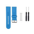 For Garmin Fenix3 HR Silicone Watch Band(Dark Blue)