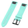 For Garmin Fenix5 (22mm) Silicone Watch Band(Mint Green)