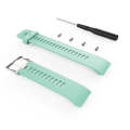 For Garmin Forerunner 30 / 35 Silicone Watch Band(Mint Green)