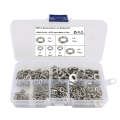 A7652 350 in 1 6 Sizes 304 Stainless Steel Split Lock Spring Washer Kit