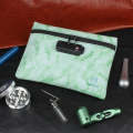 FIREDOG CL93 Portable Tobacco Deodorant Bag with Combination Lock(Marble Green)