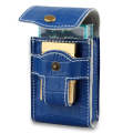 FIREDOG CL54 Crocodile Pattern 20 Packs Cigarette Case Lighter Integrated Cigarette Case(Blue)