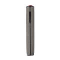 For IQOS ILUMA ONE Twill TPU+PU Electronic Cigarette Case with Lanyard(Grey)