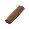 For IQOS ILUMA ONE Leather + TPU Electronic Cigarette Case with Lanyard(Brown)