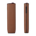 For IQOS ILUMA ONE Leather + TPU Electronic Cigarette Case with Lanyard(Brown)